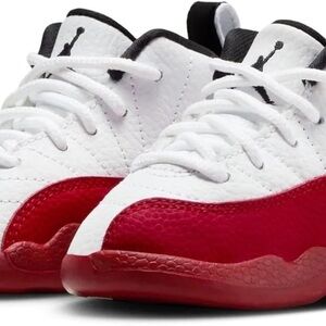 Infant Red and White Sneakers